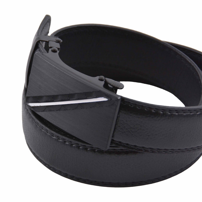 Cinturon sintetico automatico negro hombre 4063-10