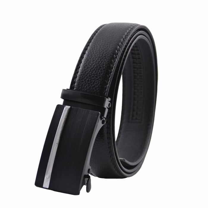 Cinturon sintetico negro automatico hombre 4063-12