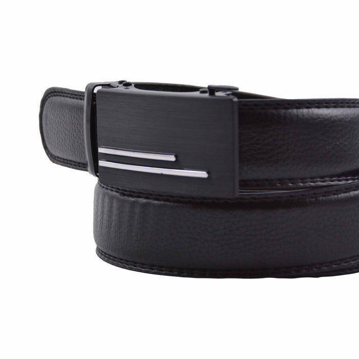 Cinturon sintetico automatico negro hombre 4063-11