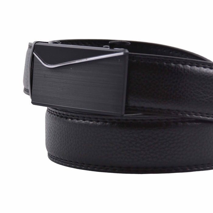 Cinturon sintetico automatico negro hombre 4063-1