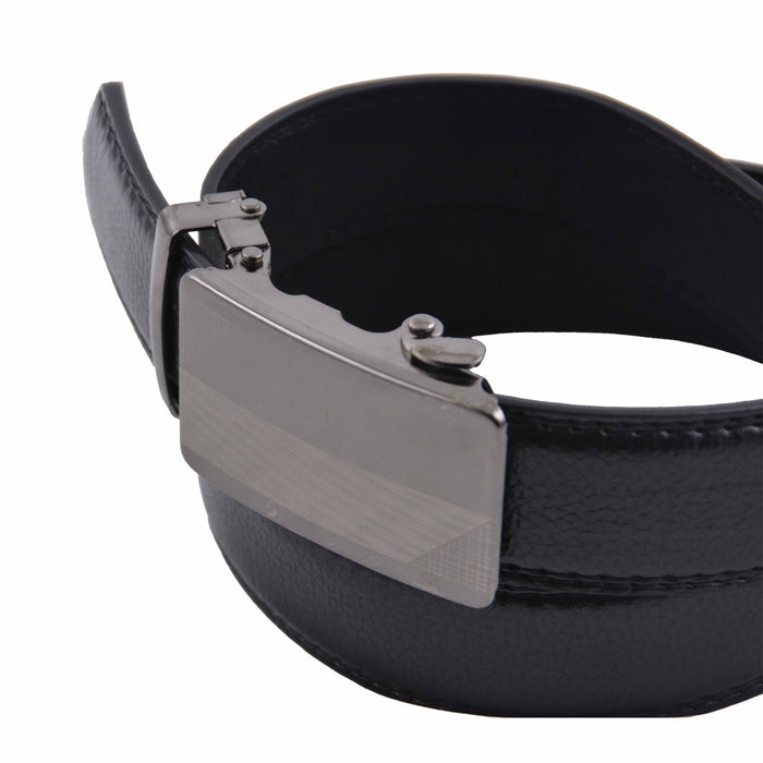 Cinturon sintetico negro automatico hombre 4064-3