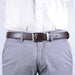 Cinturon sintetico negro hombre reversible 4060