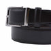 Cinturon sintetico negro hombre reversible 4060