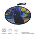 Colgante ceramica corcho gato negro noche 4143-2