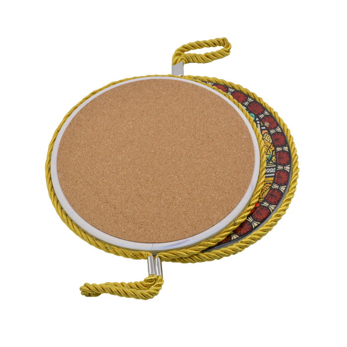 Colgante ceramica corcho religioso san carlo acutis 4053-26