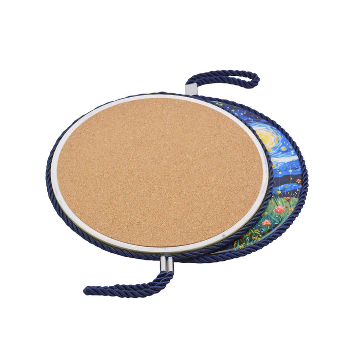 Colgante ceramica corcho gato negro noche 4143-3