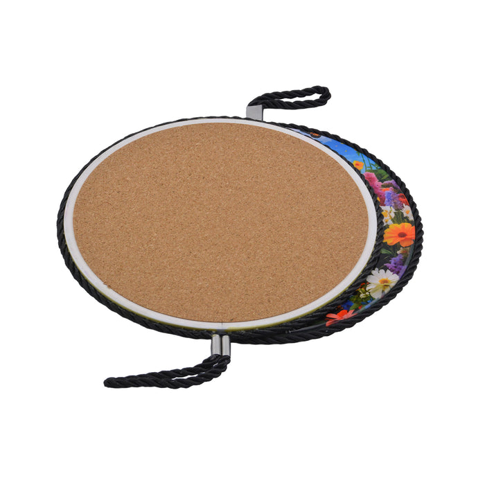 Colgante ceramica corcho perro bordie Collie 3924-7