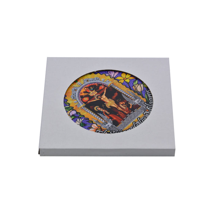 Colgante religioso ceramica corcho el senor de los milagros 4053-25