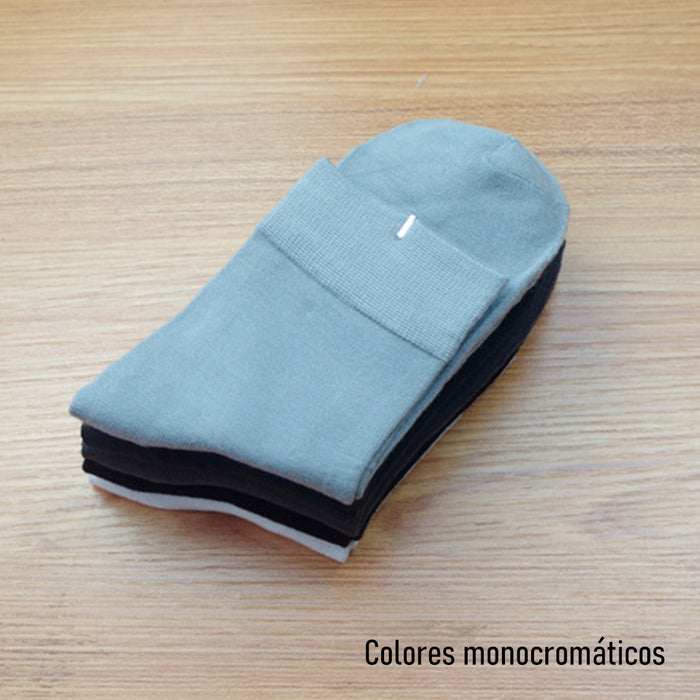 Colores monocromaticos calcetines media pierna