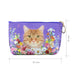 cosmetiquero floral gato talla