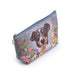 Cosmetiquero plastico floral gris fox terrier 3601-8