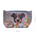 Cosmetiquero plastico floral gris fox terrier 3601-8