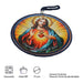 Cuadro retrato colgante ceramica corcho sagrado corazon de Jesus 4053-8