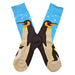 Calcetines largos algodon pinguinos mujer 412 