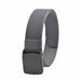 Cinturon nylon hebilla plastica gris 4057-2