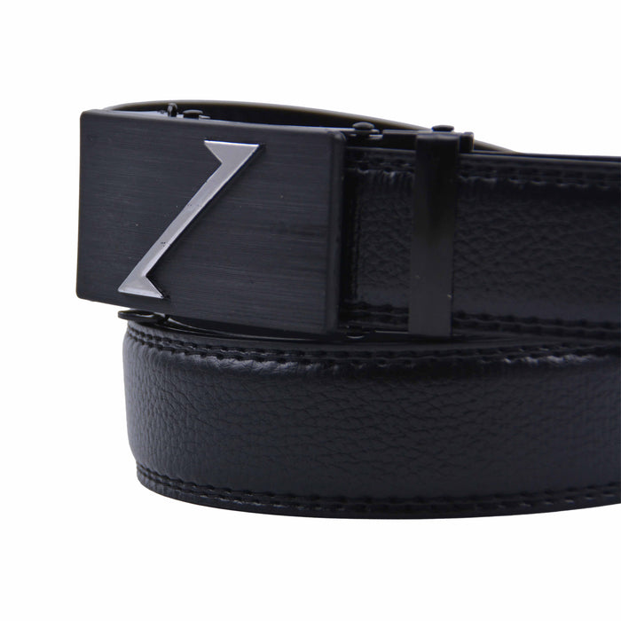 Detalle Cinturon sintetico automatico negro hombre 4063-5