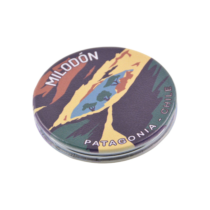 Espejo doble cara metal doble diseno milodon 4137-17