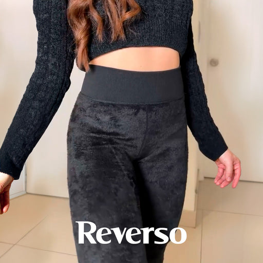 Detalle empaque panty chiporro bambu negro invierno modelo