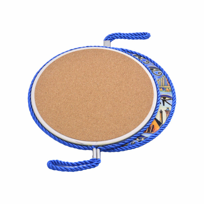 posaolla colgante ceramica corcho gato egipcio caras 4086-5