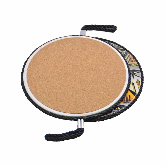 posaolla colgante ceramica corcho gato egipcio caras 4086-6