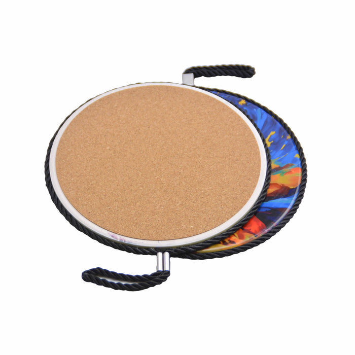 posaolla colgante ceramica corcho perro Rottweiler 4067-9