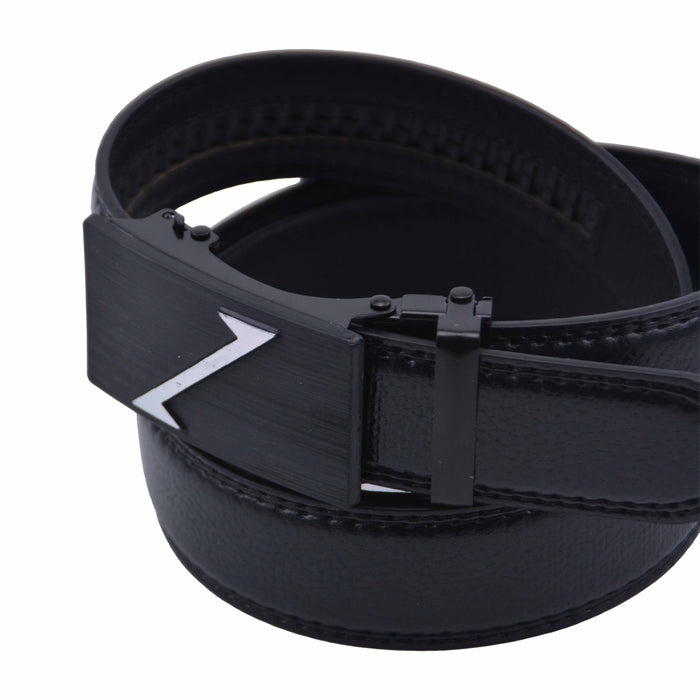 Detalle Cinturon sintetico automatico negro hombre 4063-5