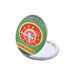 Espejo doble cara metal doble diseno reloj de flores 4137-24