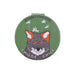Espejo doble cara metal doble diseno zorro chilote 4137-11