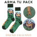 Espejo doble cara metal doble diseno guanaco 4137-19