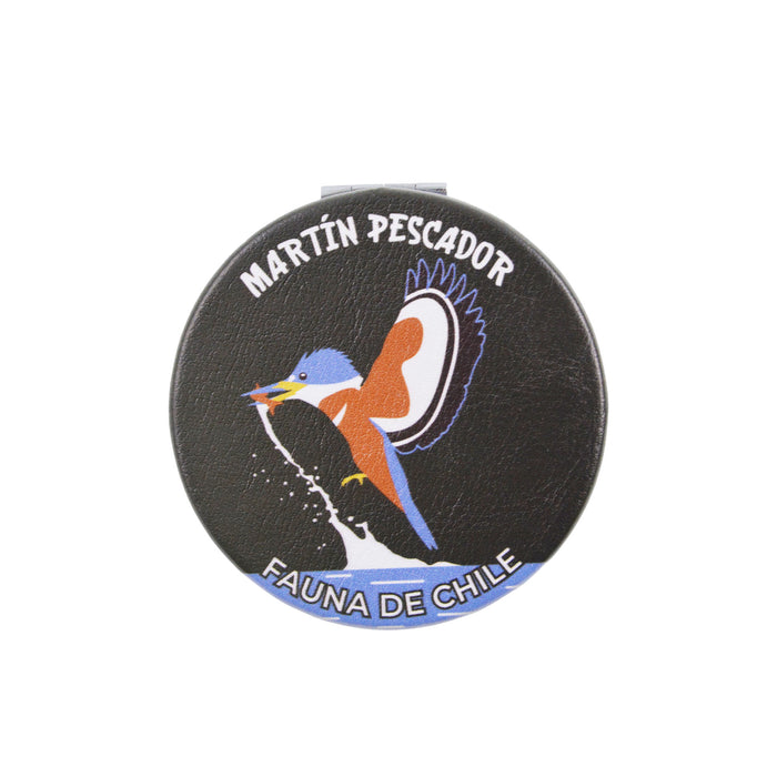 Espejo doble cara metal doble diseno martin pescador 4137-13