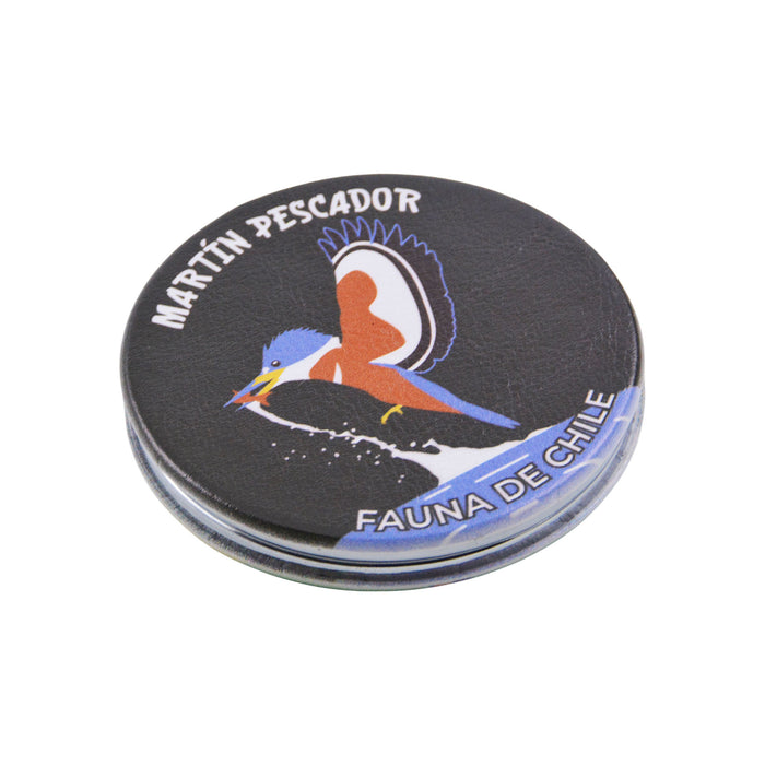 Espejo doble cara metal doble diseno martin pescador 4137-13