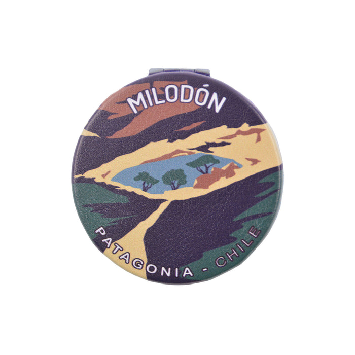 Espejo doble cara metal doble diseno milodon 4137-17