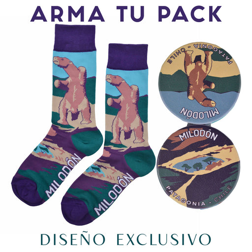 Espejo doble cara metal doble diseno milodon 4137-17