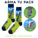 Espejo doble cara metal doble diseno moai 4137-14