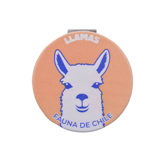 Espejo doble cara metal llamas patagonia 4137-4