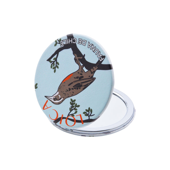 Espejo doble cara metal doble diseno loica 4137-10