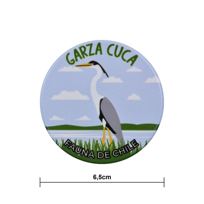 Iman ceramica animales fauna garza cuca 4140-7