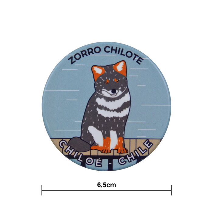 Iman ceramica animales fauna zorro chilote 4140-11