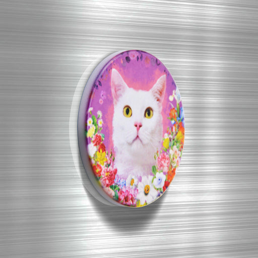 Iman ceramica corcho floral gato 5131-20