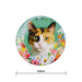Iman ceramica corcho floral gato calico 5131-23