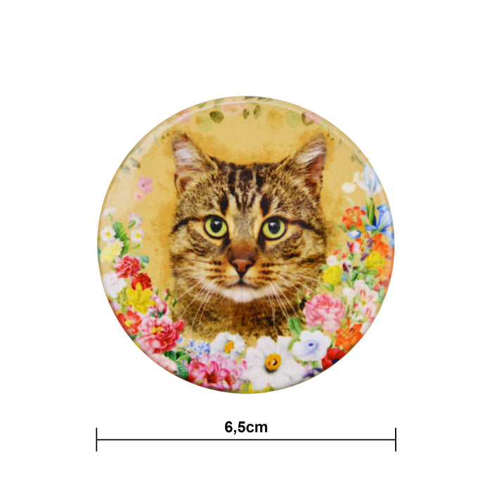 Iman ceramica corcho floral gato romano 5131-21