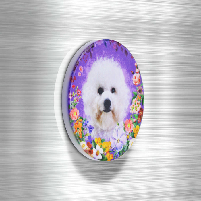 Iman ceramica corcho flores perro poodle 5130-23