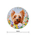 Iman ceramica corcho flores perro yorkshire 5130-19