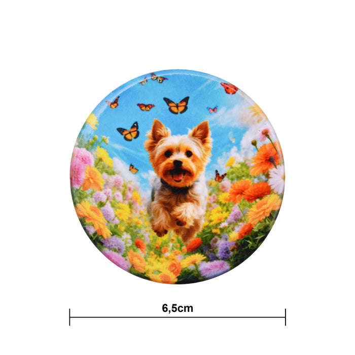 Iman ceramica corcho jardin perro yorkshire 5130-16
