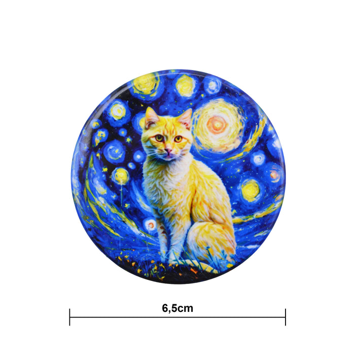 Iman ceramica corcho noche gato amarillo 5131-7