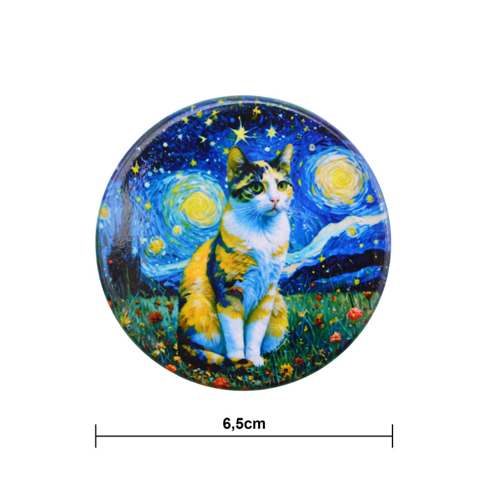 Iman ceramica corcho noche gato calico 5131-8