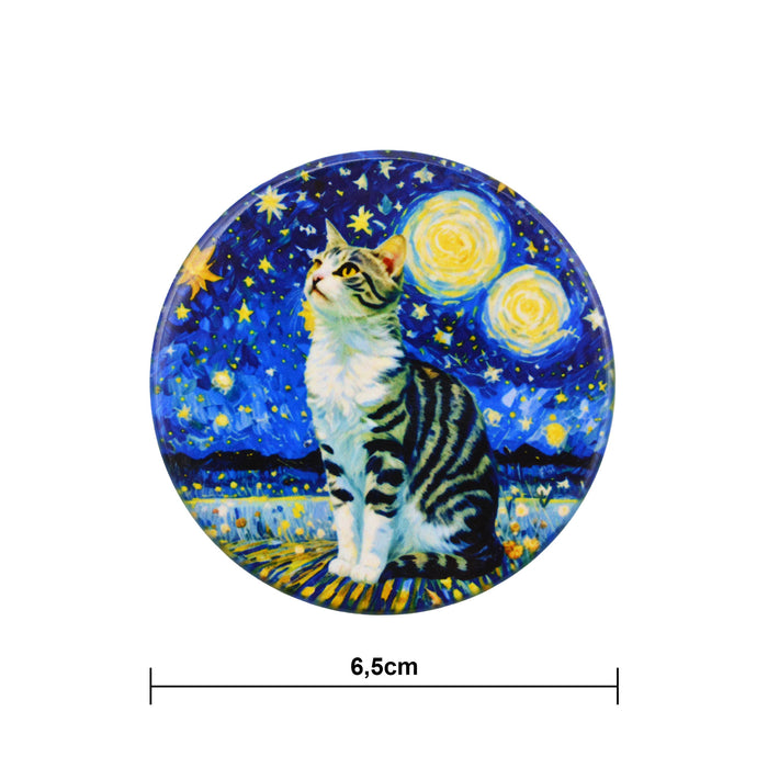 Iman ceramica corcho noche gato romano blanco 5131-9