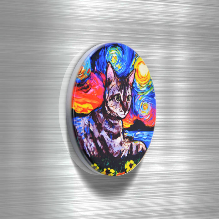 Iman ceramica corcho pintura gato echado 5131-5