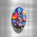 Iman ceramica corcho pintura gato echado 5131-5