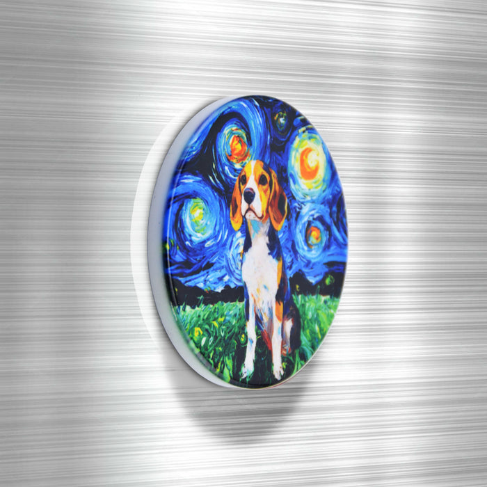 Iman ceramica corcho pintura perro beagle 5130-10